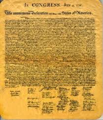 to sign The Declaration of