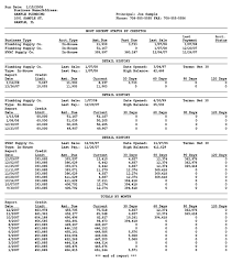 sample credit report