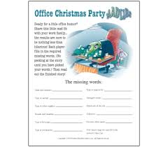 office christmas party games