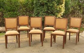 art deco dining chairs