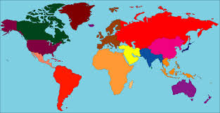 earth map political