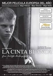 Cartel de la película, La cinta blanca, 2009.