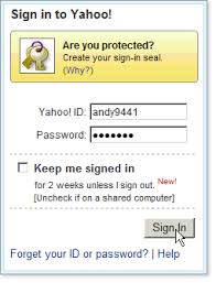 Sign in to Yahoo!