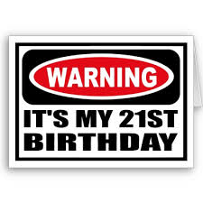 21st birthday greetings