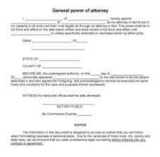 sample of power of attorney