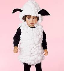 No Sew Lamb Costume