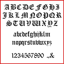 old english numbers
