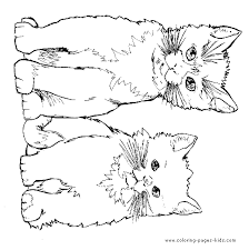 coloring pictures cats