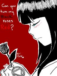 red black roses