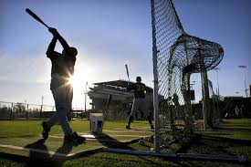 baseball batting practice