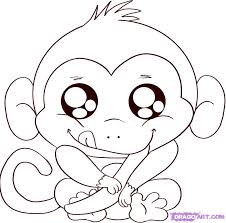 baby monkey cartoon