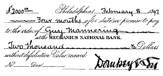 promissory note example