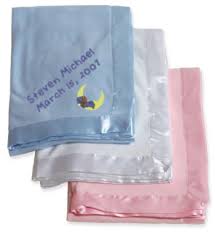 Embroidered Baby Blankets