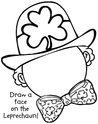 leprechaun coloring sheets