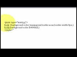where to add a background for myspace page
