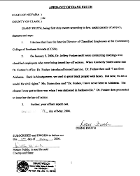 affidavit example