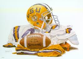 LSU Football/Helmet/Jersey