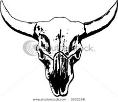 bull skull clip art