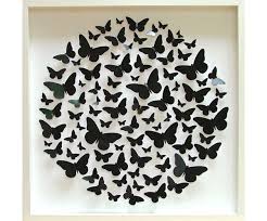 black butterflies
