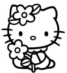 cute hello kitty coloring pages