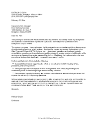 sample cover letter for job