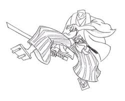 samurai coloring pictures
