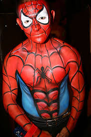 Body Painting Spider Man