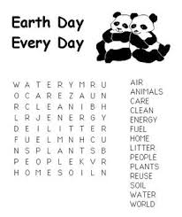 Back to Earth Day word