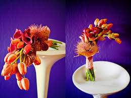 orange tulip bouquet