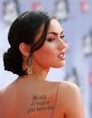 Megan Fox's Tattoos