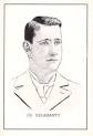 1950 Callahan HOF Ed Delahanty #25 Baseball Card