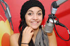 Nadine im Studio.