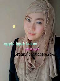Pashmina Instan Exclusive Megan No 5 Mocca | Grosir Jilbab Modern ...