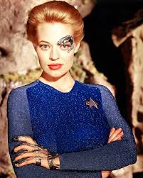 Seven of Nine was born as Annika Hanson, the daughter of two excentric exobiologists, Magnus and Erin Hanson. She was born in 2348, but because of her ... - 2211522-seven_of_nine_5