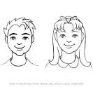 Draw a Human Face Drawing 10