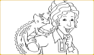 School Bus coloring page