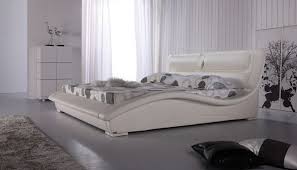 Contemporary Bed Design for Bedroom Furniture, Napoli White ...