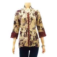 Model Baju Batik Wanita Untuk Kerja Tradisional Modern
