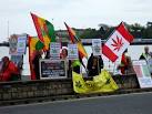 Pro-cannabis demo, Weymouth - via Daymix
