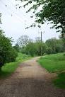 SZ0498 : Golf cart track on Canford Magna golf course - via Daymix
