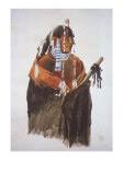 Blog de poupeeportrait : Poup�e-portrait et cr�ations, Indien Mandan � la fl�te, tee-shirt peint � la main, �tape 3/3, r�sultat final