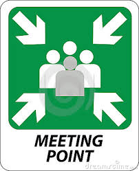 Meeting Point Sign Stock Photo - Image: 5430960 - meeting-point-sign-thumb5430960