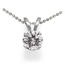 Diamond Solitaire Pendant