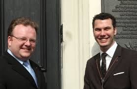 Als Vizepräsident steht ihm Tom Wyen zur Seite. Neujahrsempfang 2010 - 4. Marc Venten (links), Andreas van de Kraan (rechts) \u0026quot;Foto: Ilgner\u0026quot;. Quelle: