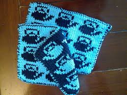 TEA POT DOUBLE KNIT POTHOLDERS