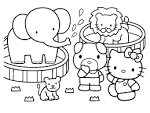 Hello Kitty Coloring coloring page