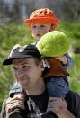 ... 19 months, has a comfy perch on his dad Jeff Donnelly's shoulders while ... - earth-dayjpg-d034eb9227a2ffb7