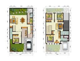 DESAIN RUMAH MINIMALIS Lantai 1 , 2 , 3 Kamar Tidur Type 120