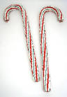 Big Christmas Candy Canes made of Lego!
