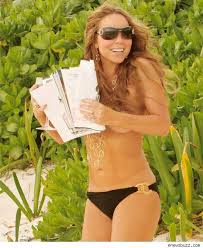 mariah carey naked caribe